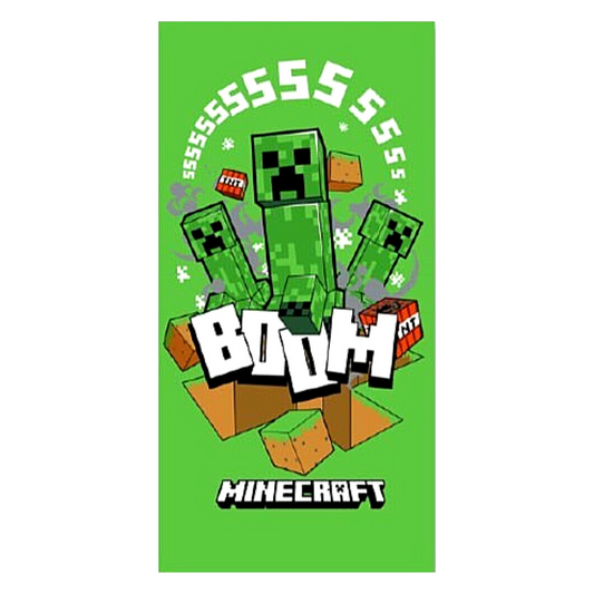 Minecraft Creeper Bade-/Strandtuch 70 x 140 cm