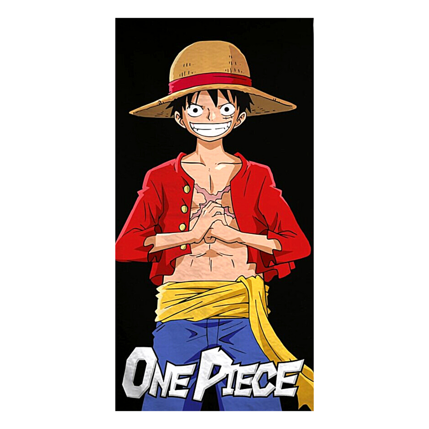 Bade-/Strandtuch One Piece Monkey D. Luffy 70 x 140 cm