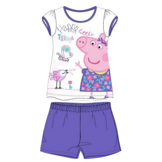 Peppa Pig Shorty Schlafanzug für Mädchen