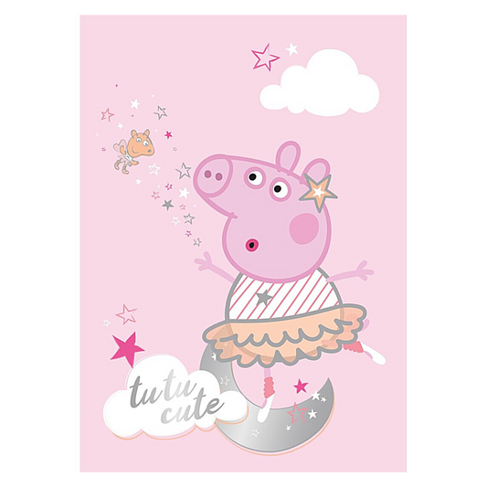 Peppa Pig Kinder Fleecedecke 100 x 140 cm