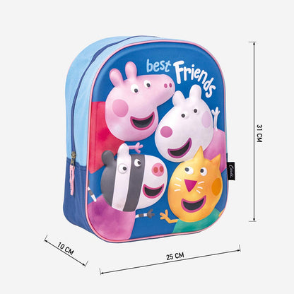 Peppa Pig 3D Kinderrucksack 31x25x10 cm