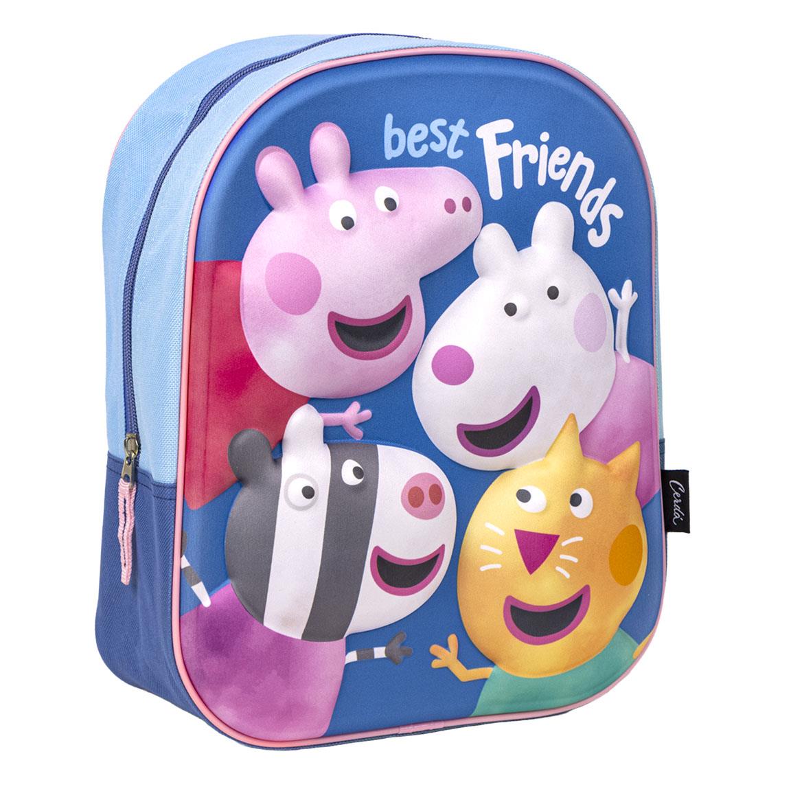 Peppa Pig 3D Kinderrucksack 31x25x10 cm