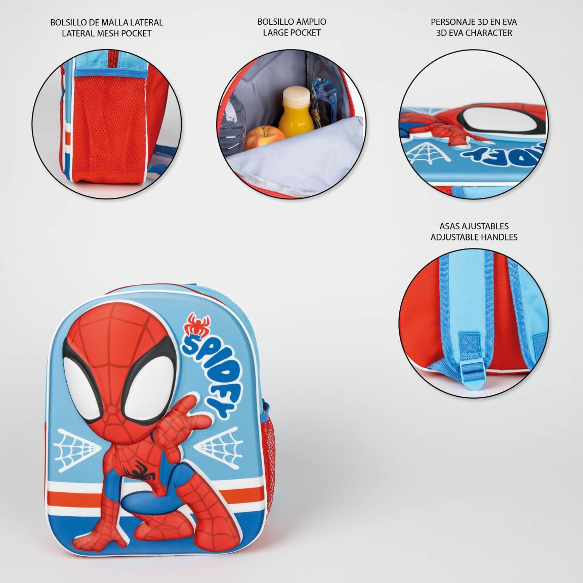 Spidey 3D Kinderrucksack 31x25x10 cm