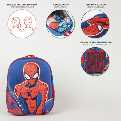 Spider-Man 3D Kinderrucksack 31x25x10 cm