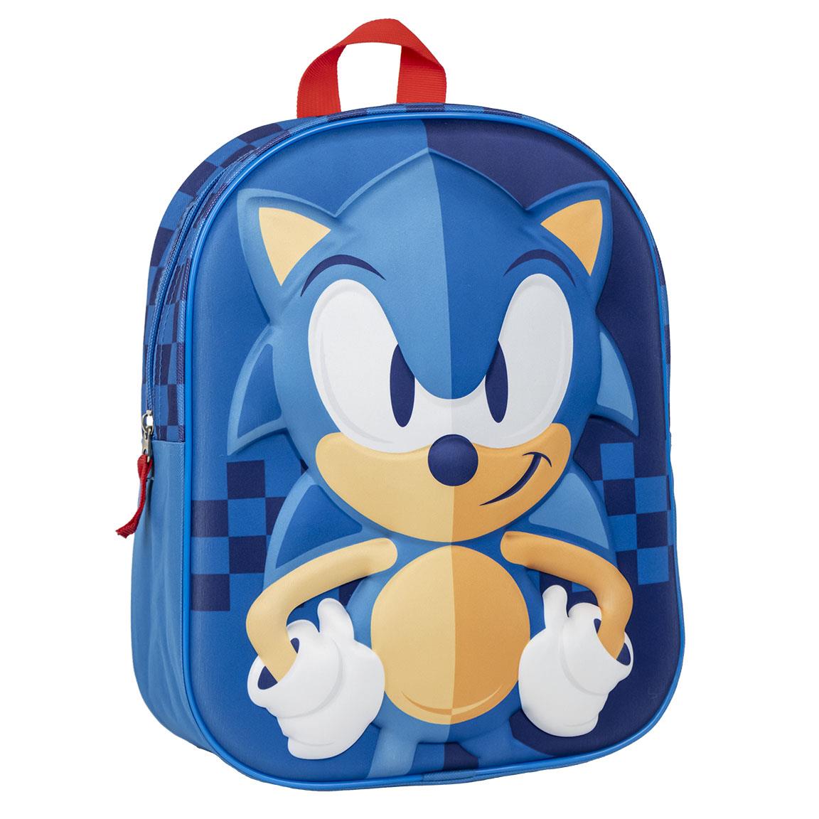 Sonic The Hedgehog 3D Kinderrucksack 31x25x10 cm