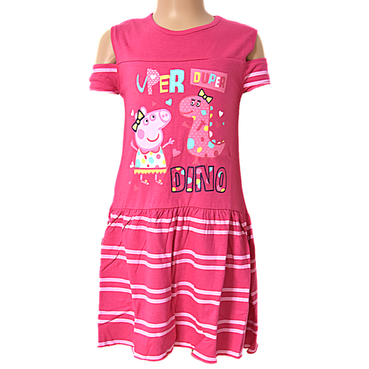 Peppa Pig Off-Shoulder Sommerkleid