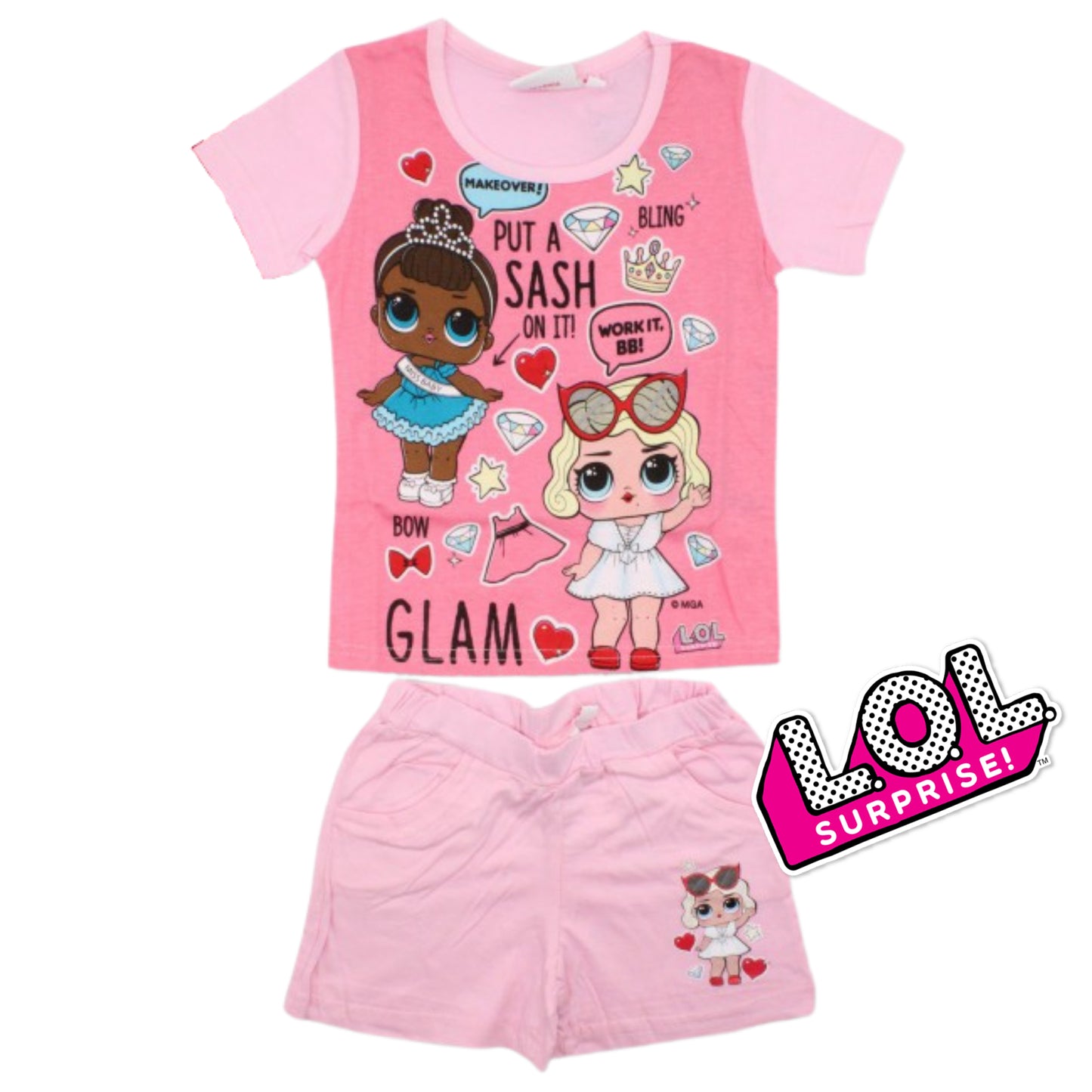 L.O.L. Shorty - Set T-Shirt & Kurze Hose