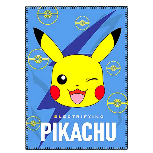 Pokémon Kinder Fleecedecke Pikachu 100 x 140 cm