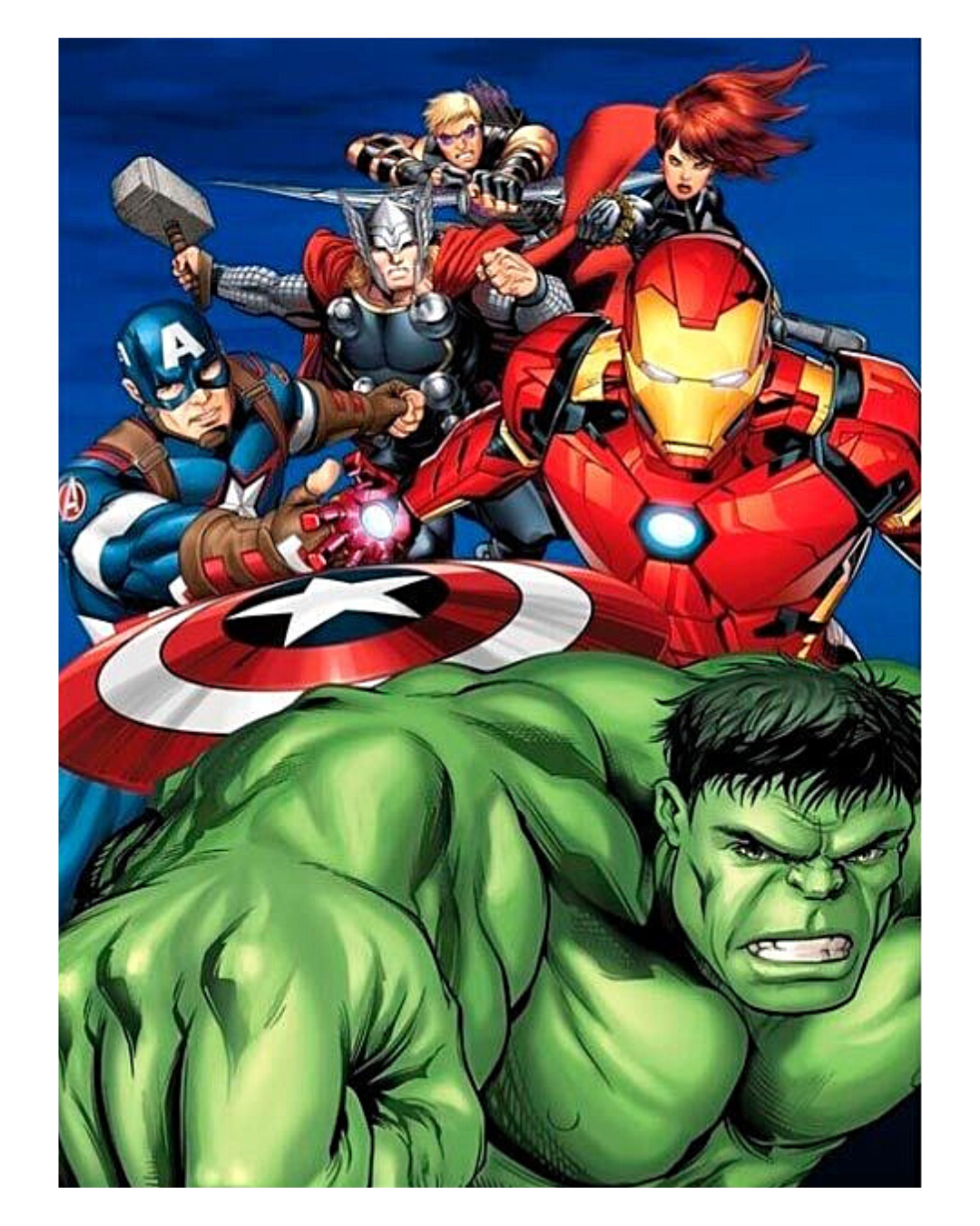 Avengers Fleecedecke für Jungen 140 x 100 cm