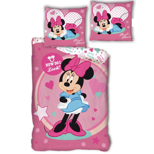 Minnie Mouse Kinderbettwäsche Set 2-tlg. 135-140 x 200 cm