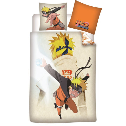 Naruto Wende-Kinderbettwäsche Set 2-tlg. 135-140 x 200 cm aus Baumwolle