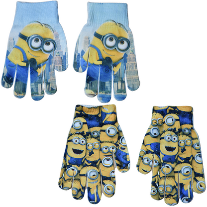 Minions Handschuhe nahtlos 2er-Pack