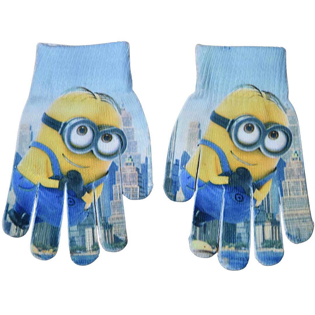 Minions Handschuhe nahtlos 2er-Pack