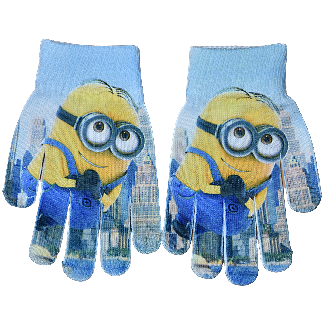 Minions Handschuhe nahtlos 2er-Pack