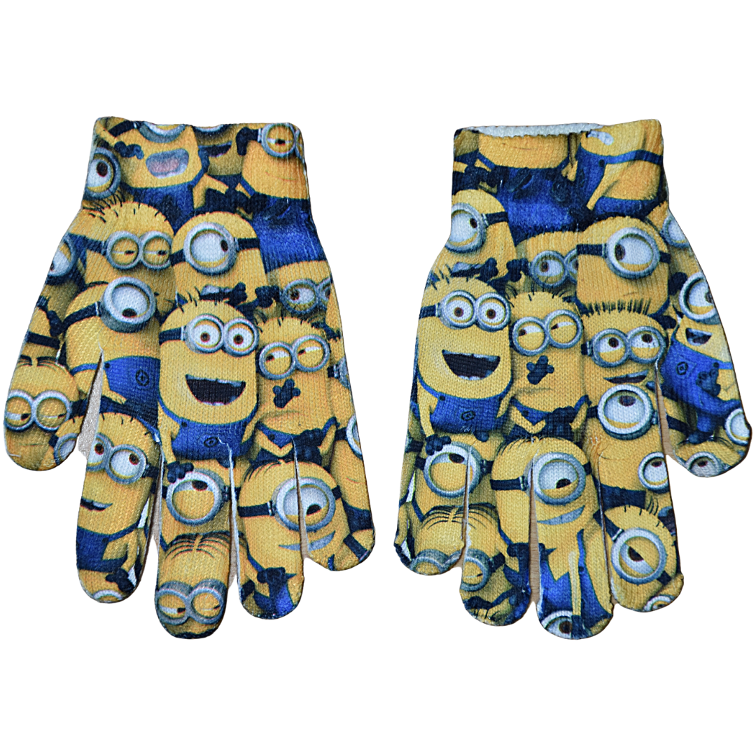 Minions Handschuhe nahtlos 2er-Pack