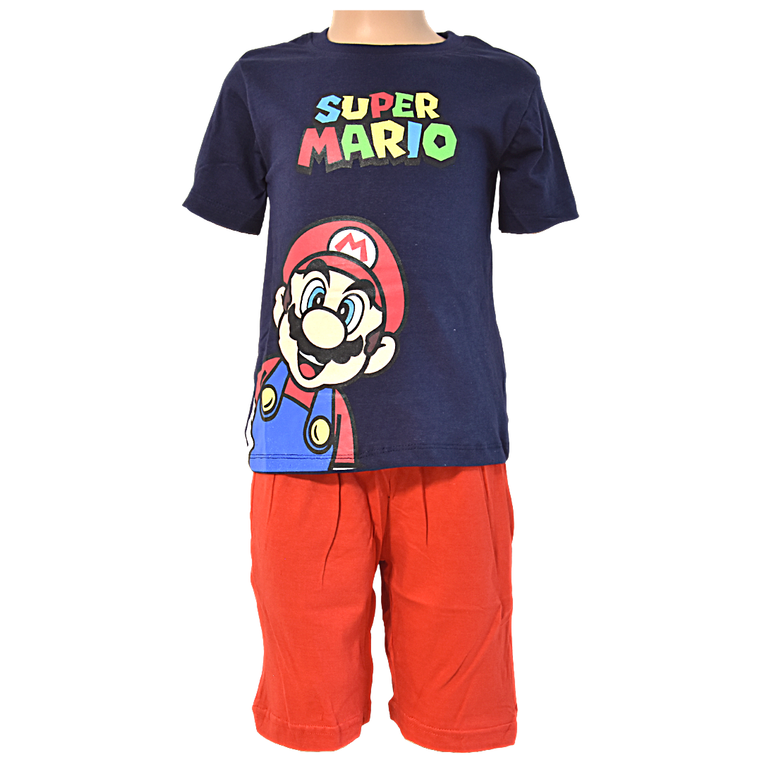 Super Mario Shorty Schlafanzug für Jungen