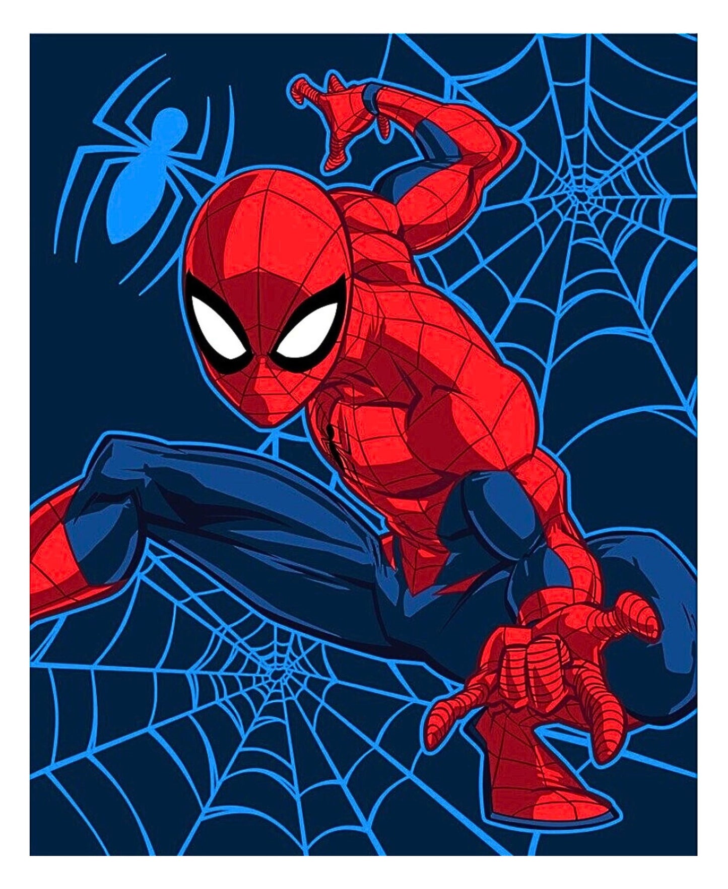 Spider-Man Flanelldecke für Kinder 130 x 160 cm