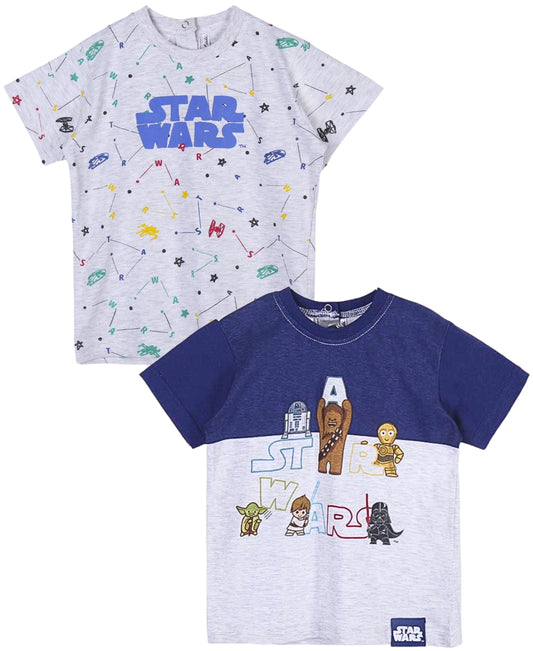 Star Wars 2er Pack T-Shirt für Jungen