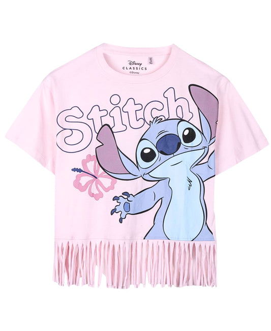 Lilo & Stitch T-Shirt für Mädchen mit Fransen