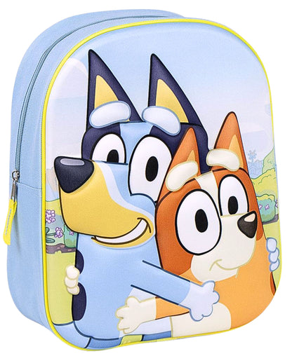 Bluey 3D Kinderrucksack 31x25x10 cm