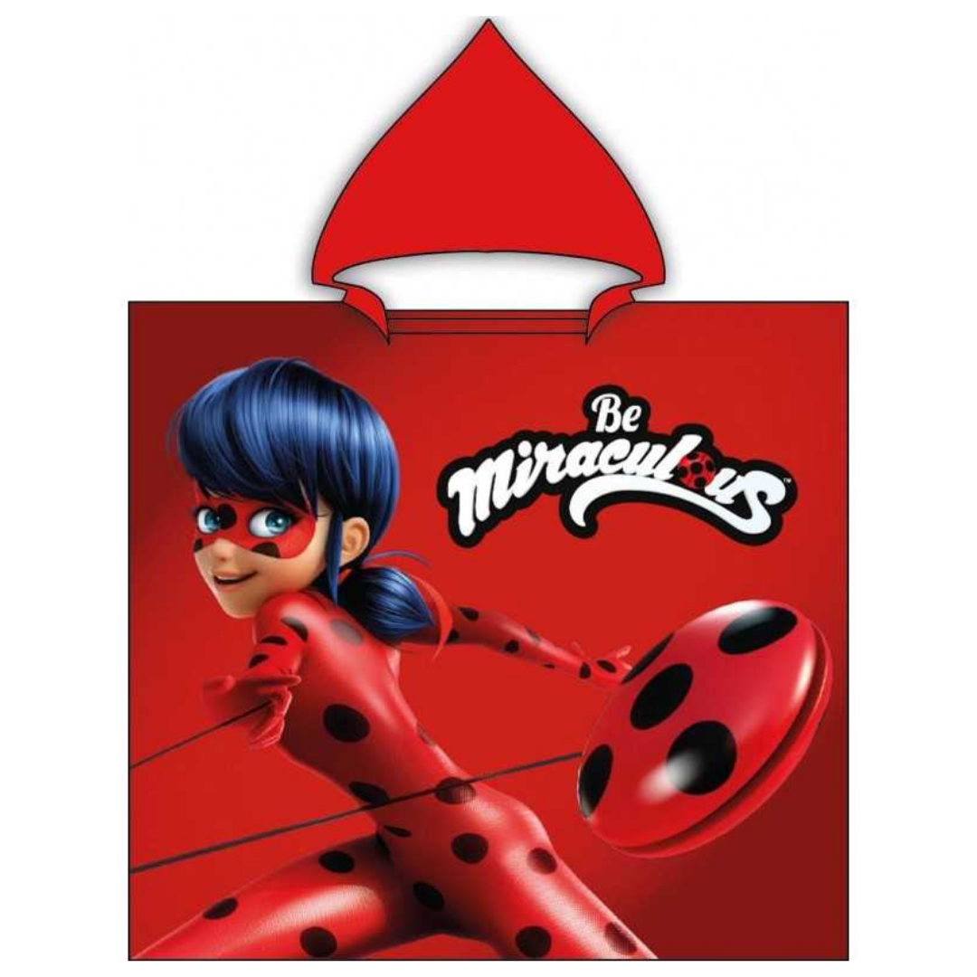 Miraculous Ladybug Badeponcho 60 x 60 cm