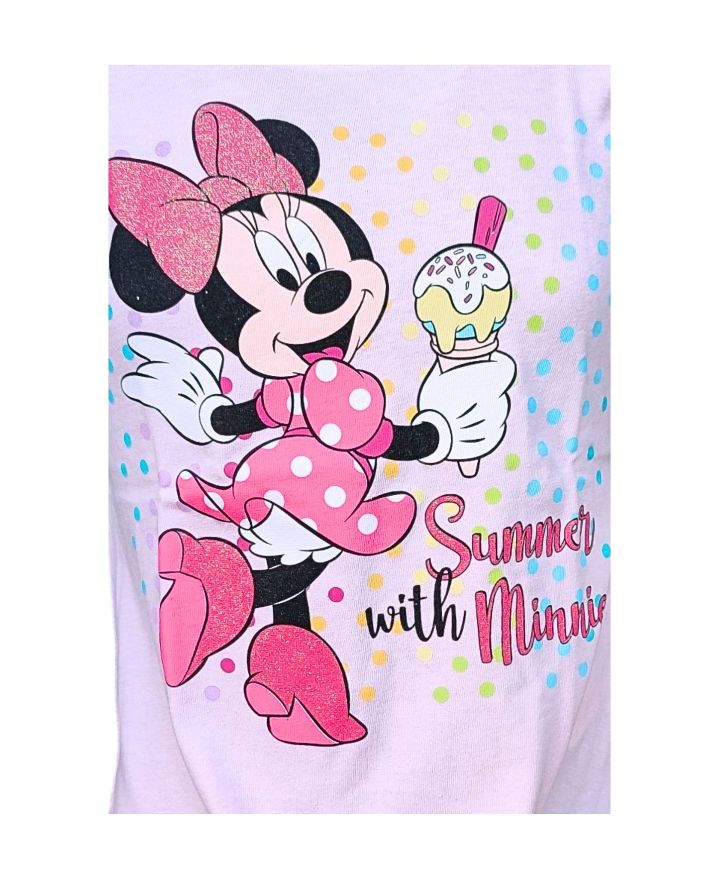 Minnie Mouse T-Shirt mit Glitzer für Mädchen