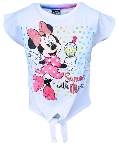 Minnie Mouse T-Shirt mit Glitzer für Mädchen