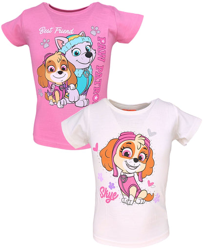 Paw Patrol 2er Pack T-Shirt für Mädchen