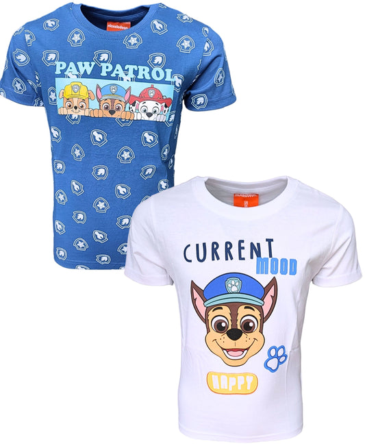 Paw Patrol 2er Pack T-Shirt für Jungen