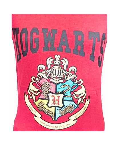 Harry Potter Hogwarts T-Shirt mit Glitzerdetails