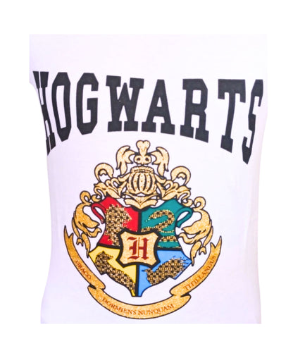 Harry Potter Hogwarts T-Shirt mit Glitzerdetails