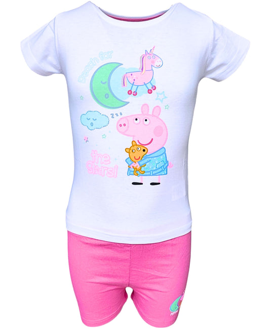 Peppa Pig Shorty Schlafanzug für Mädchen