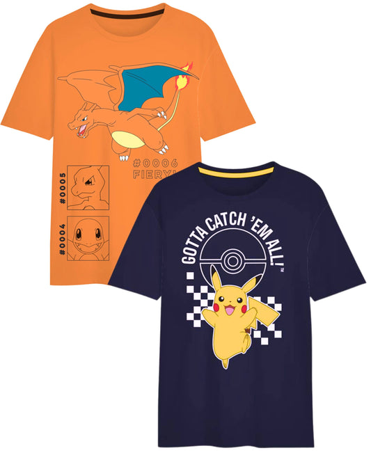 Pokémon 2er Pack T-Shirt für Jungen