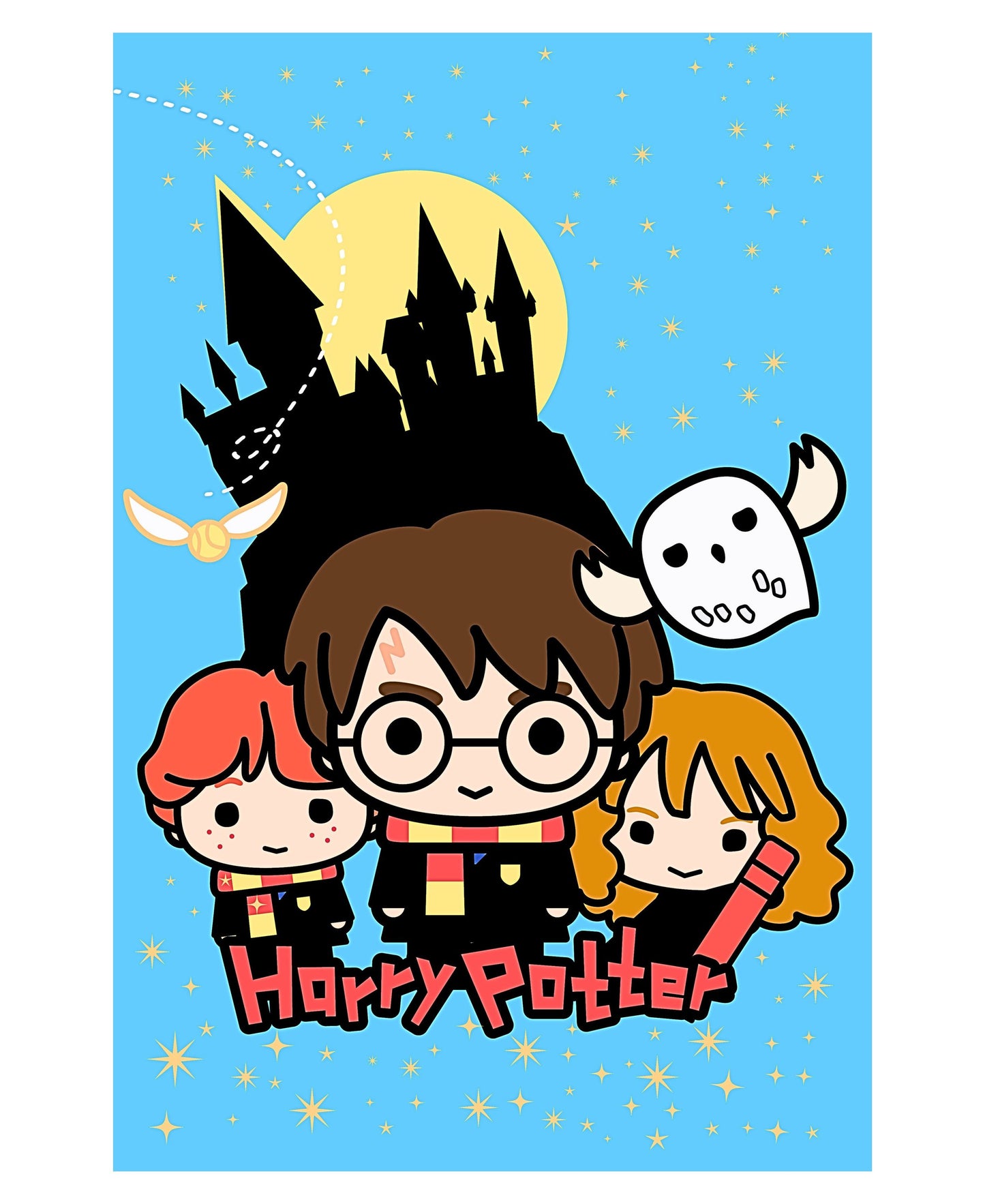 Harry Potter Fleecedecke für Kinder 150 x 100 cm