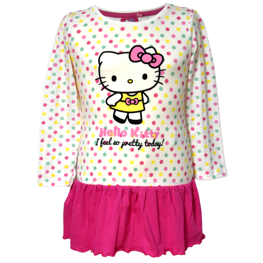 Hello Kitty Jerseykleid langarm