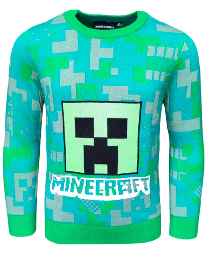 Strickpullover Minecraft Creeper