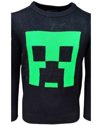 Strickpullover Minecraft Creeper