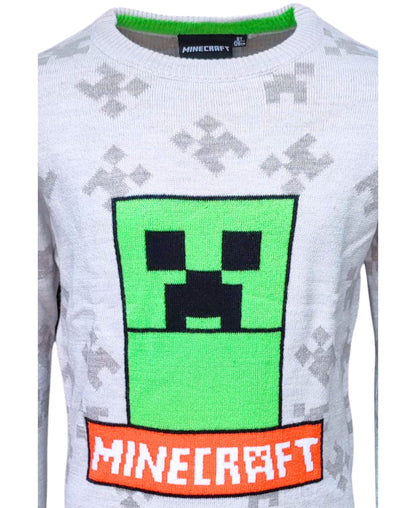 Strickpullover Minecraft Creeper