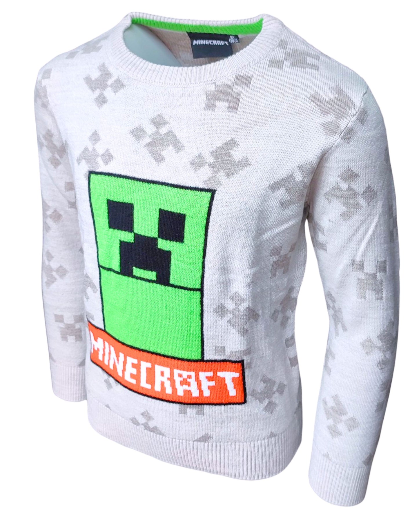 Strickpullover Minecraft Creeper