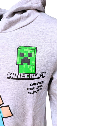 Minecraft Kapuzenpullover Steve & Creeper für Jungen