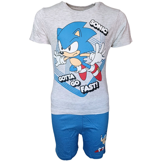 Schlafanzug kurz Sonic The Hedgehog  - Shorty für Jungen