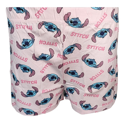 Schlafanzug kurz Lilo & Stitch - Shorty für Mädchen