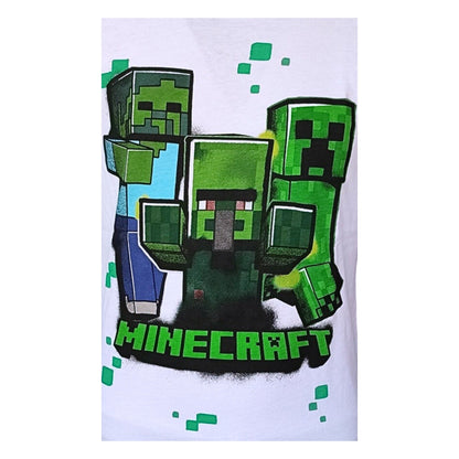 Schlafanzug kurz Minecraft -  Creeper Shorty für Jungen