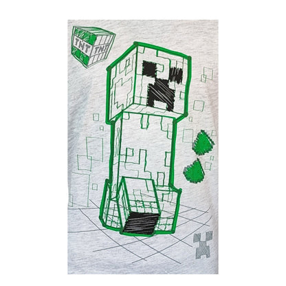 Schlafanzug kurz Minecraft -  Creeper Shorty für Jungen