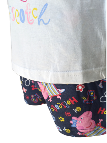 Peppa Pig Shorty Schlafanzug für Mädchen