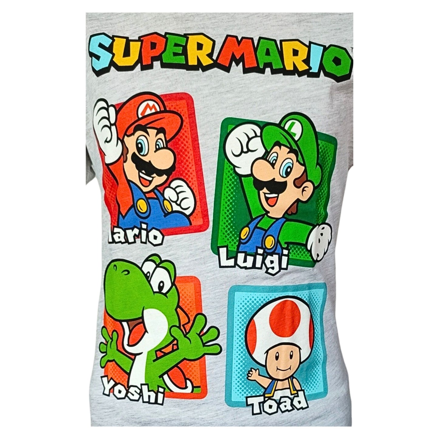 Schlafanzug kurz Super Mario- Shorty für Jungen