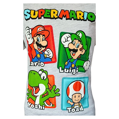 Schlafanzug kurz Super Mario- Shorty für Jungen