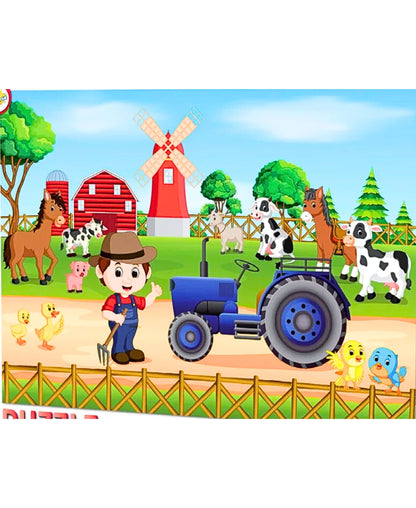 Bauernhof Kinderpuzzle 50 Teile 30x20 cm