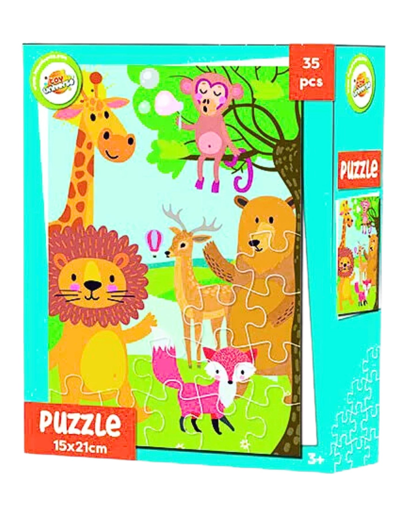 Tiere mini Kinderpuzzle 35 Teile 15x21 cm