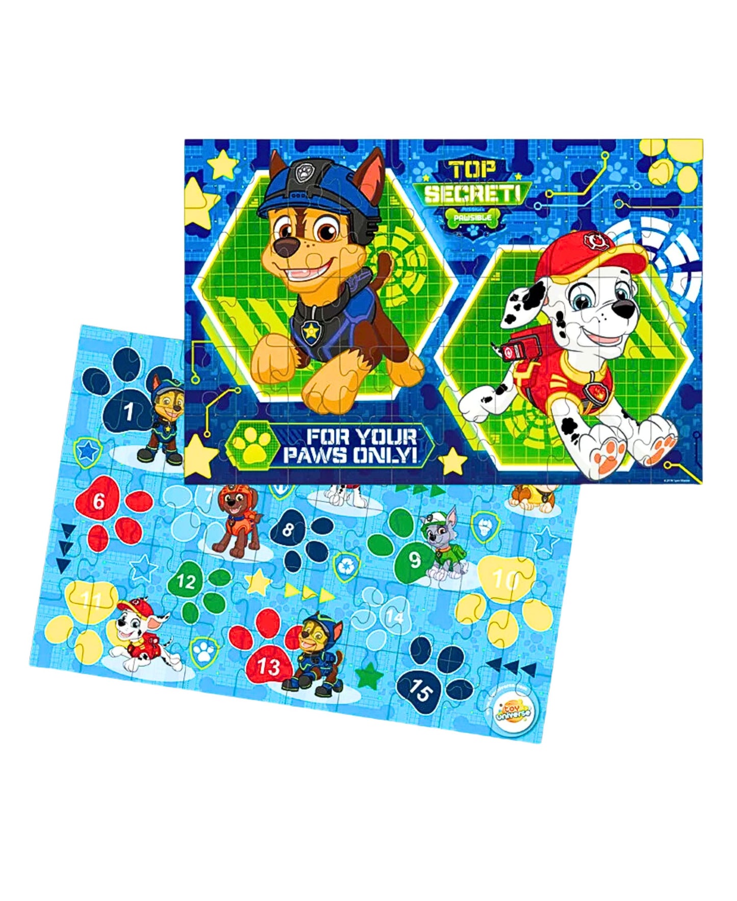 Paw Patrol Puzzle 2in1 50 Teile 40x29 cm